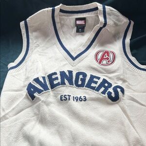 Marvel Avengers White and Blue Vest